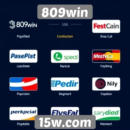 Comparativo de métodos de pagamento no 809win